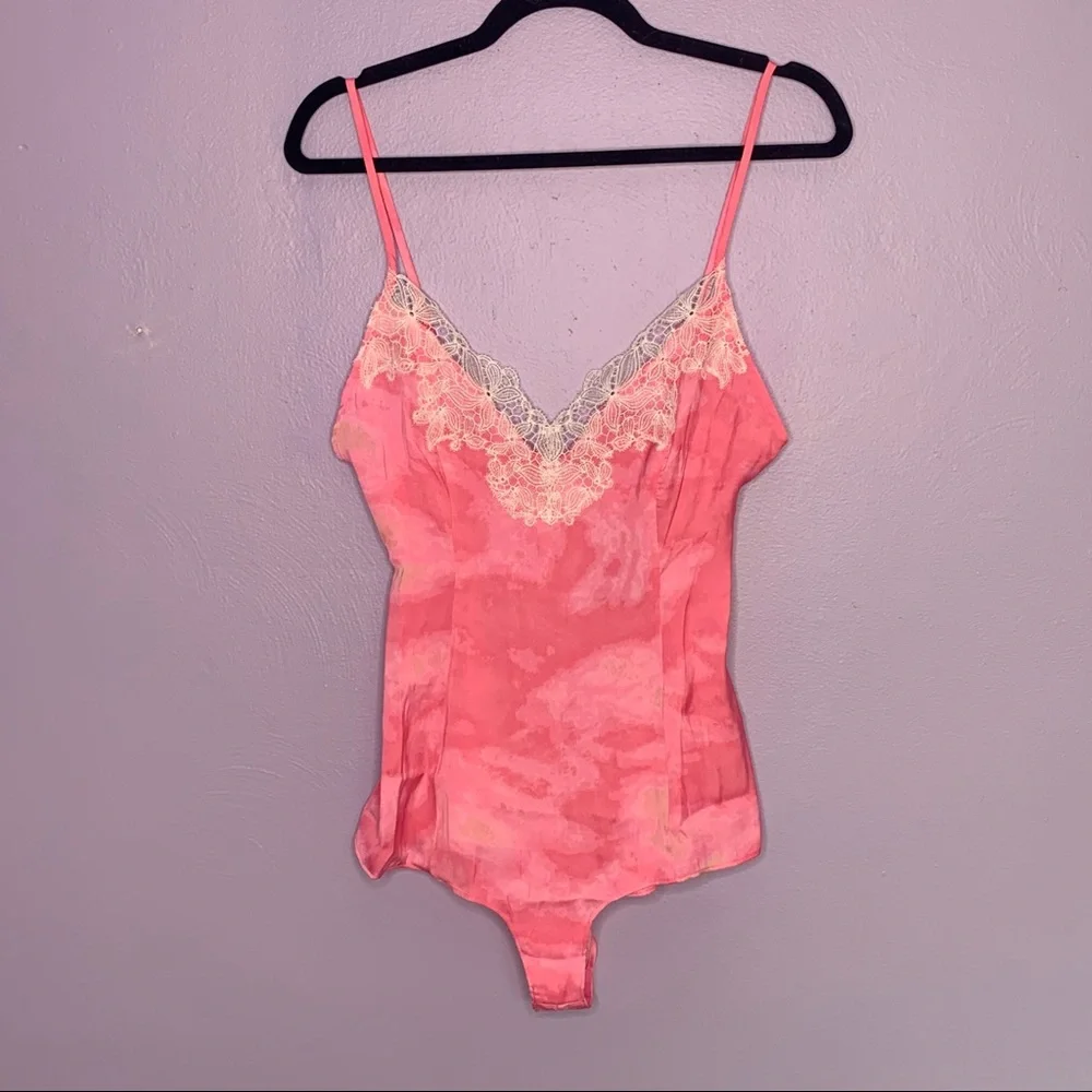 Free People Intimately Free Luella bodysuit Berry Kiss extra small